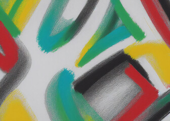 close-up pencil drawing, abstraction. 