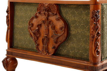 Details of classic sofa inlay