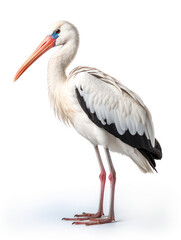 Obraz premium Stork Studio Shot Isolated on Clear White Background, Generative AI