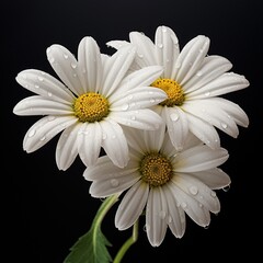 Obraz premium Daisy double Flower Realistic AI Generated pictures