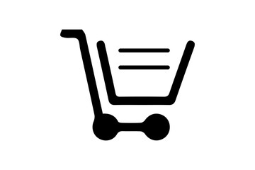 Shopping cart line editable stroke vector art icon. Shopping cart icon for apps and websites. Web store and shop buy logo symbol. EPS10 