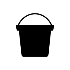 Bucket icon - Simple Vector Illustration - obrazy, fototapety, plakaty