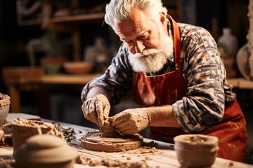 Master Potters Skilled Hands Shape Exquisite Clay into Beautiful and Timeless Pottery Artwork