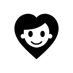 Love is kind icon - Simple Vector Illustration