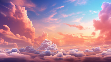 sky with clouds HD 8K wallpaper Stock Photographic Image 
