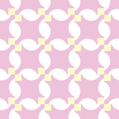 Pink and yellow curve abstract pattern