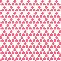 Red triangle geometric seamless pattern