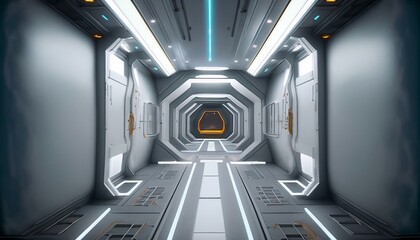 space station interior suitable as a background