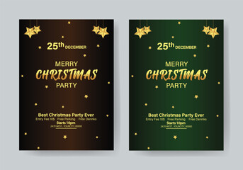 Merry Christmas Flyer, Christmas Party Flyer