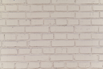 white brick wall background of an old building.