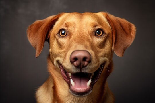 A close-up photograph capturing the open mouth of a dog. This image can be used to depict excitement, playfulness, or anticipation in various contexts.