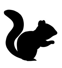 Squirrel silhouette