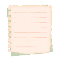 Obraz premium Vintage style notebook paper, reminder paper,grid paper 