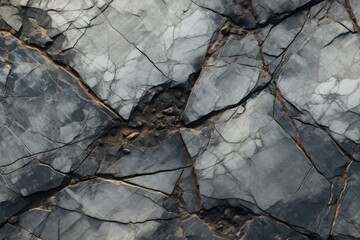 Cracked marble texture in grayscale, perfect for elegant and timeless design backgrounds.
