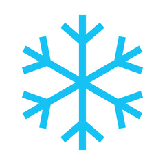 Snowflake graphic material of various shapes