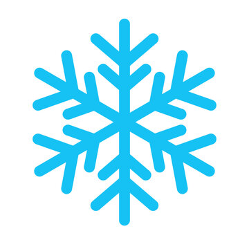 Snowflake graphic material of various shapes