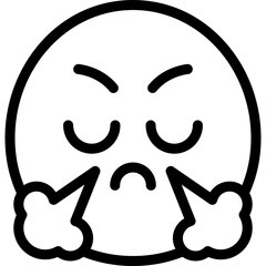 Angry emoji icon