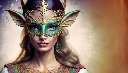 venetian carnival mask