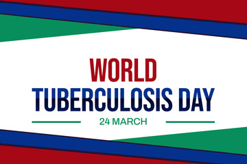Fototapeta premium World Tuberculosis Day Background with traditional border design and typography. International Tuberculosis day backdrop. banner design