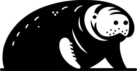 Obraz premium Manatee icon 5
