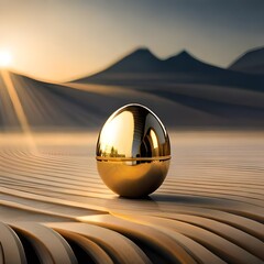 sphere in the desert