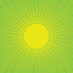 Colored comic page background Vector