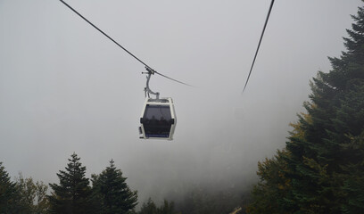 Uludag, located in Bursa, is one of the most important mountains of Turkey. Tourists have a fun tour with the cable car.