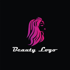 spa beauty salon and makeup natural beauty logo design vector