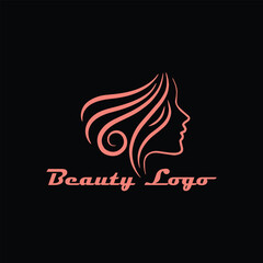 spa beauty salon and makeup natural beauty logo design vector