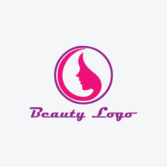 spa beauty salon and makeup natural beauty logo design vector