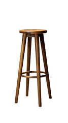 Bar stool. Isolated on Transparent background.