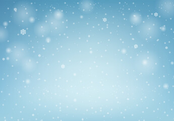 Winter Christmas Banner And White Podium And Snowflake