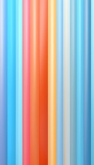 Obraz premium Abstract winter landscape with vibrant pastel colored lines and patterns in a mesmerizing display