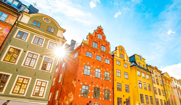 Stortorget Square in Gamla Stan district of Stockholm old town, Sweden