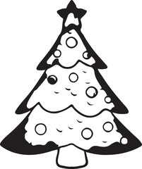 Christmas Tree Transparent Vector 