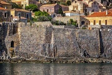 Castletown of Monemvasia, in Peloponnese Greece