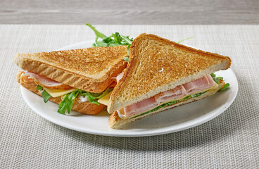 ham and cheese toast
