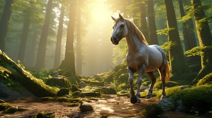 incredible journey of the amazing forest horse through a magical, ever-changing forest filled with secrets.