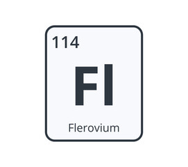 Flerovium Chemical Symbol. 
