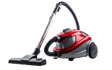 Electric Vacuum Cleaner on transparent Background