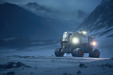 Exploring the Frozen Frontier: Moon Rover Expedition