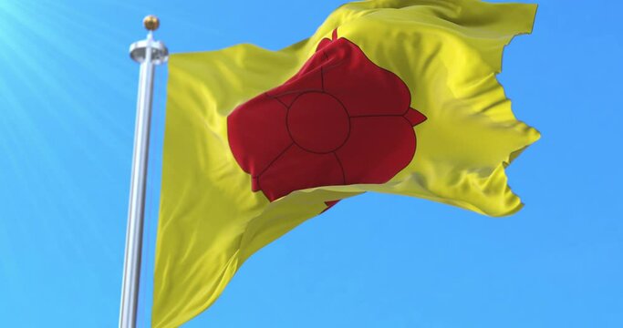 Flag of Sorum, Norway. Loop