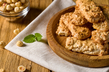 Cookies with hazelnuts