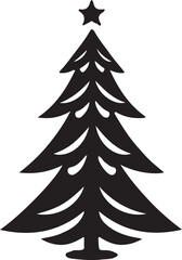 Obraz premium Christmas tree icon vector