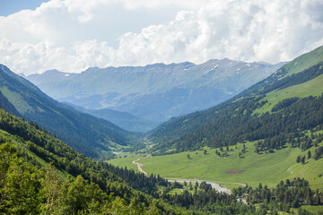 Fototapeta na wymiar Sofia river valley, Arkhyz landscape. Russia