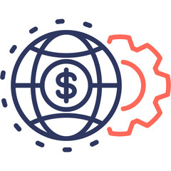 Global Management Icon