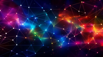 Explore a futuristic technology networking background illustration. Capturing the dynamic, interconnected essence of modern tech, this image conveys innovation and connectivity. 