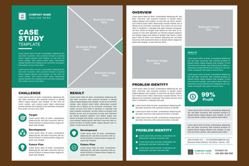 Case Study Template Design for Business