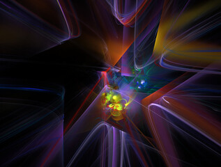 Imaginatory fractal abstract background Image