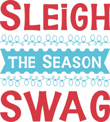 Happy Christmas Typography SVG Design